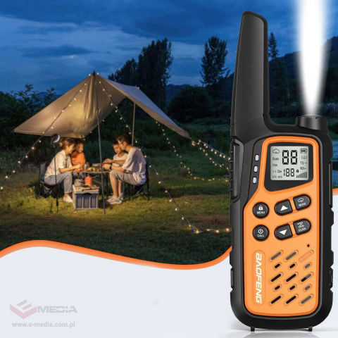 Radiotelefon Baofeng BF-T25E PMR 2 szt. - Orange