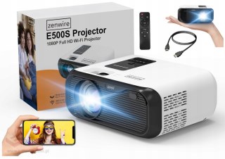 Mini Projektor Zenwire E500s WiFi Full HD 7500lm