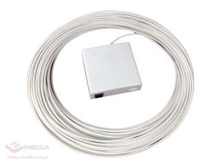 FO Gniazdo naścienne FTTH z adaterem SC/APC simplex; kabel 40m ALANTEC