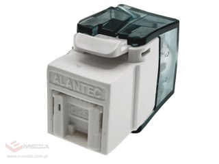 Moduł keystone RJ45 beznarzędziowy UTP kat.6A ALANTEC PLUS - badanie jakości INTERTEK (USA) - PODWYŻSZONE PARAMETRY TRANSMISYJNE