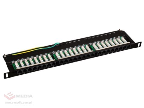 Patch panel OPTIMUM UTP kat.5e 24 porty LSA 0.5U ALANTEC