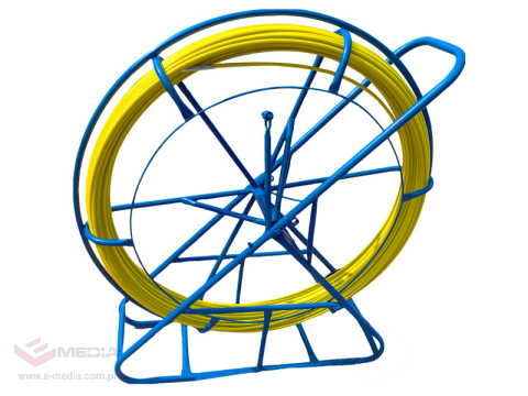 Pilot z włókna szklanego FRP do przeciągania kabli Ø6mm, 75m bez kółek Q-LANTEC