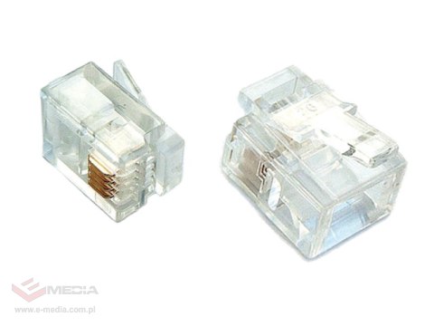 RJ11 wtyk telefoniczny 6P4C ALANTEC