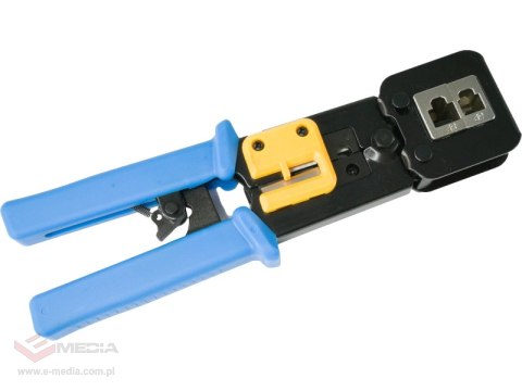 Zaciskarka 8P/6P/4P (RJ45/RJ12/RJ11) do wtyków przelotowych typu EZ ALANTEC