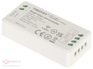 STEROWNIK OŚWIETLENIA LED LED-W-WC/RF 2.4 GHz, MONO 12 ... 24 V DC MiBOXER / Mi-Light