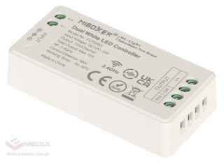 STEROWNIK OŚWIETLENIA LED LED-W-WC/RF2 2.4 GHz, CCT 12 ... 24 V DC MiBOXER / Mi-Light