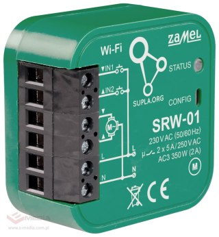 INTELIGENTNY STEROWNIK ROLET SRW-01 Wi-Fi 230 V AC ZAMEL