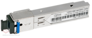 OPTON 125G-SM-WDM31-SC-D SFP WDM, 1.25Gbps, SM SC, 10dB, 3km, TX1310, DDM