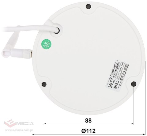 KAMERA IP APTI-W21D2-TUYA Wi-Fi - 1080p 3.6 mm