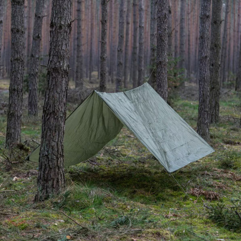 Płachta biwakowa MFH Tarp 3x3 - Olive