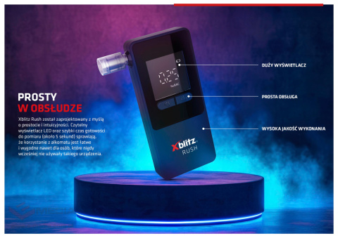 Xblitz Rush electrochemical breathalyzer