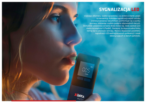 Xblitz Rush electrochemical breathalyzer