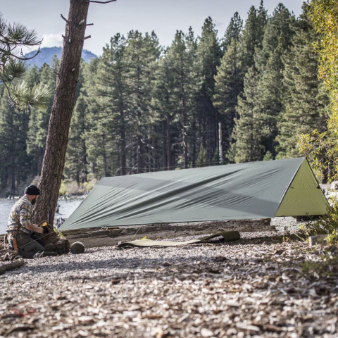 Helikon Supertarp Campingtuch - Olivgrün