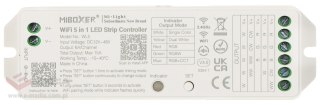 STEROWNIK OŚWIETLENIA LED WL5 Wi-Fi, 2.4 GHz, RGBCCT (RGBWW) 12 ... 48 V DC MiBOXER / Mi-Light