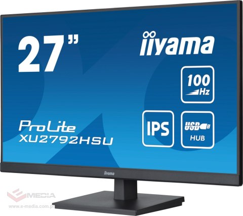 Monitor LED IIYAMA XU2792HSU-B6 27 cali Ultra Slim IPS USB