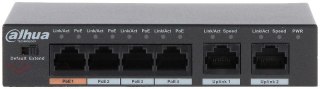 SWITCH DAHUA PFS3006-4ET-60-V2