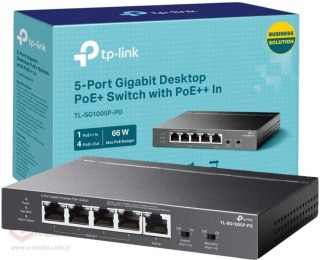 SWITCH TP-LINK TL-SG1005P-PD (POE++)