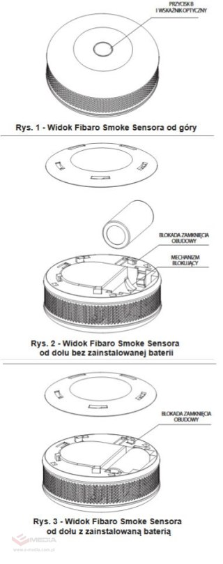 Czujnik dymu FIBARO Smoke Sensor 2 FGSD-002