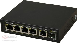 Switch 6-portowy PULSAR SFG64F1 do 4 kamer IP