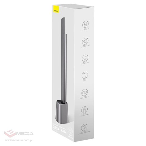 Baseus Smart Eye bezprzewodowa biurkowa lampka LED z akumulatorem 2200 mAh szary (DGZG-0G)