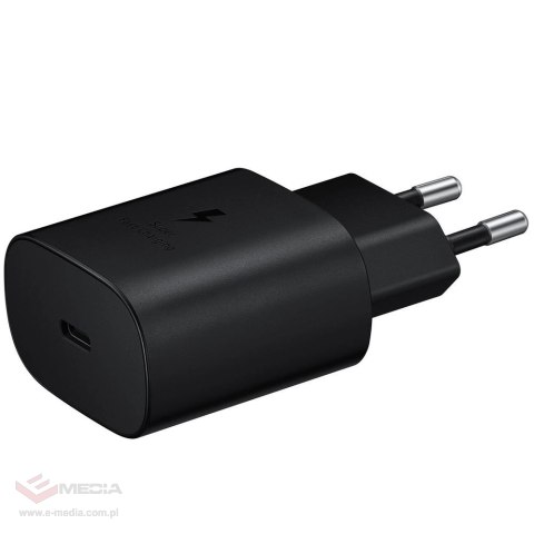 Ładowarka sieciowa Samsung EP-TA800NBEGEU USB-C 25W 3A PD SFC 3.0 - czarna