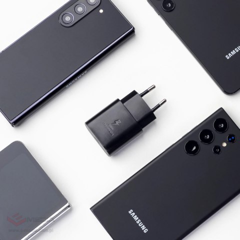 Ładowarka sieciowa Samsung EP-TA800NBEGEU USB-C 25W 3A PD SFC 3.0 - czarna