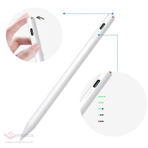 Joyroom JR-X9 rysik aktywny stylus do Apple iPad biały (JR-X9)