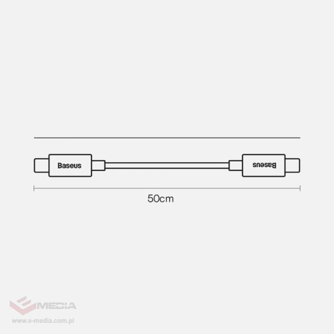 Baseus Magnetic Bracket powerbank z bezprzewodowym ładowaniem MagSafe 10000mAh 20W Overseas Edition biały (PPCX000202) + kabel U