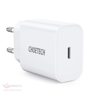 Choetech ładowarka sieciowa USB Typ C PD 20W biały (Q5004 V4)