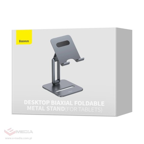 Baseus Desktop Biaxial Foldable podstawka/stojak metalowy do tabletu szary (LUSZ000113)