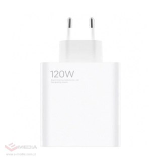 Xiaomi Travel Charger Combo szybka ładowarka sieciowa USB-A 120W biały