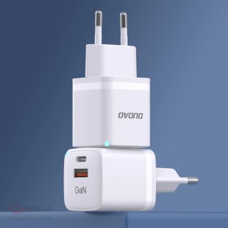 Ładowarka sieciowa GaN 33W PPS USB C/USB Dudao A13Pro - biała