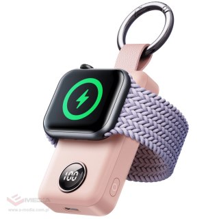 Powerbank Joyroom JR-WQW01 bezprzewodowy 2000mAh 3W do Apple Watch - różowy