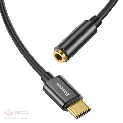 Adapter Baseus L54 do słuchawek USB-C / mini jack 3.5mm DAC 24 bit 48 KHz - czarny